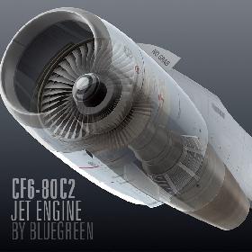CF6-80C2 Jet Engine